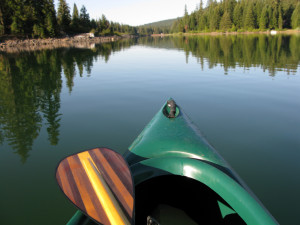 Canoe and Paddle